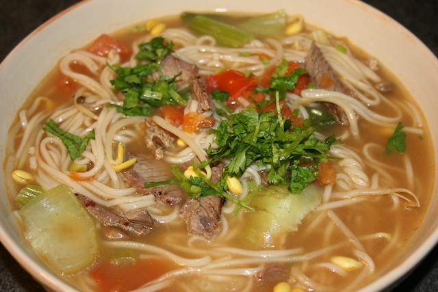 Hearty Asian Noodle Soup Recipe