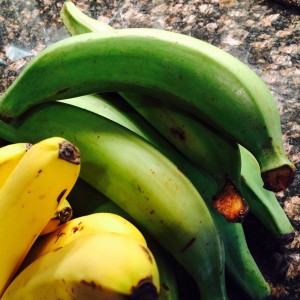 Plátano maduro no vuelve a verde