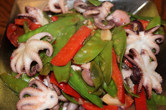 Baby octopus recipe