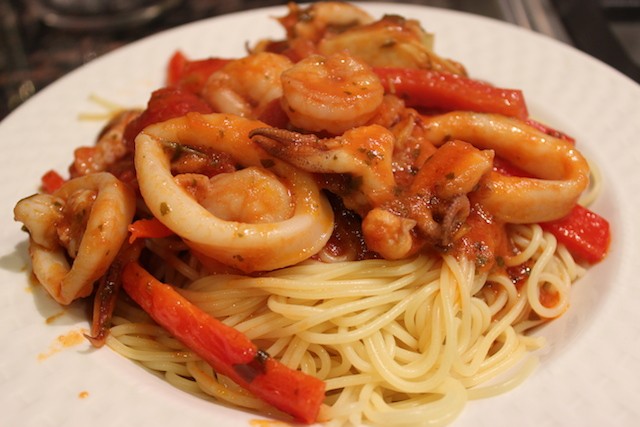 Seafood pasta recipe