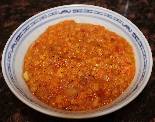 Indian-inspired red lentil recipe