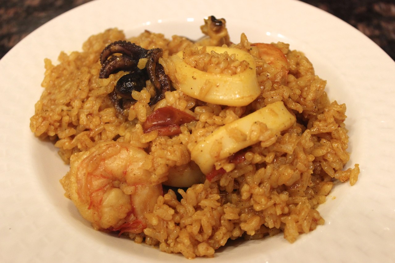 Seafood rice recipe