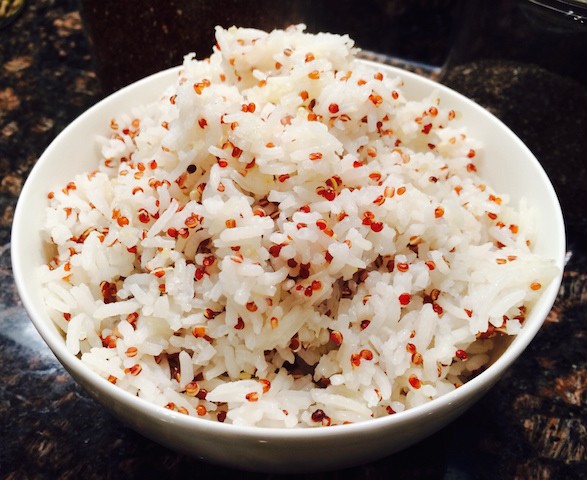 Rice with red quinoa rice cooker recipe