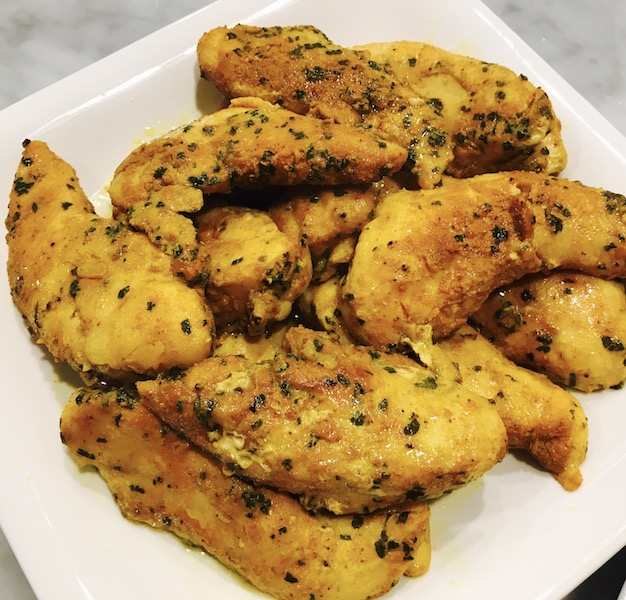 Turmeric Chicken Tenders in Under 10 Minutes!